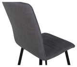 Windu Lyx Dining Chair, Gray/Black