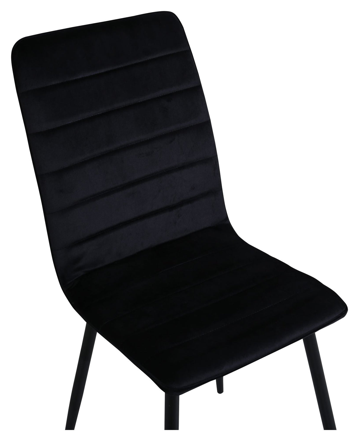 Windu Lyx Dining Chair, Black Velvet