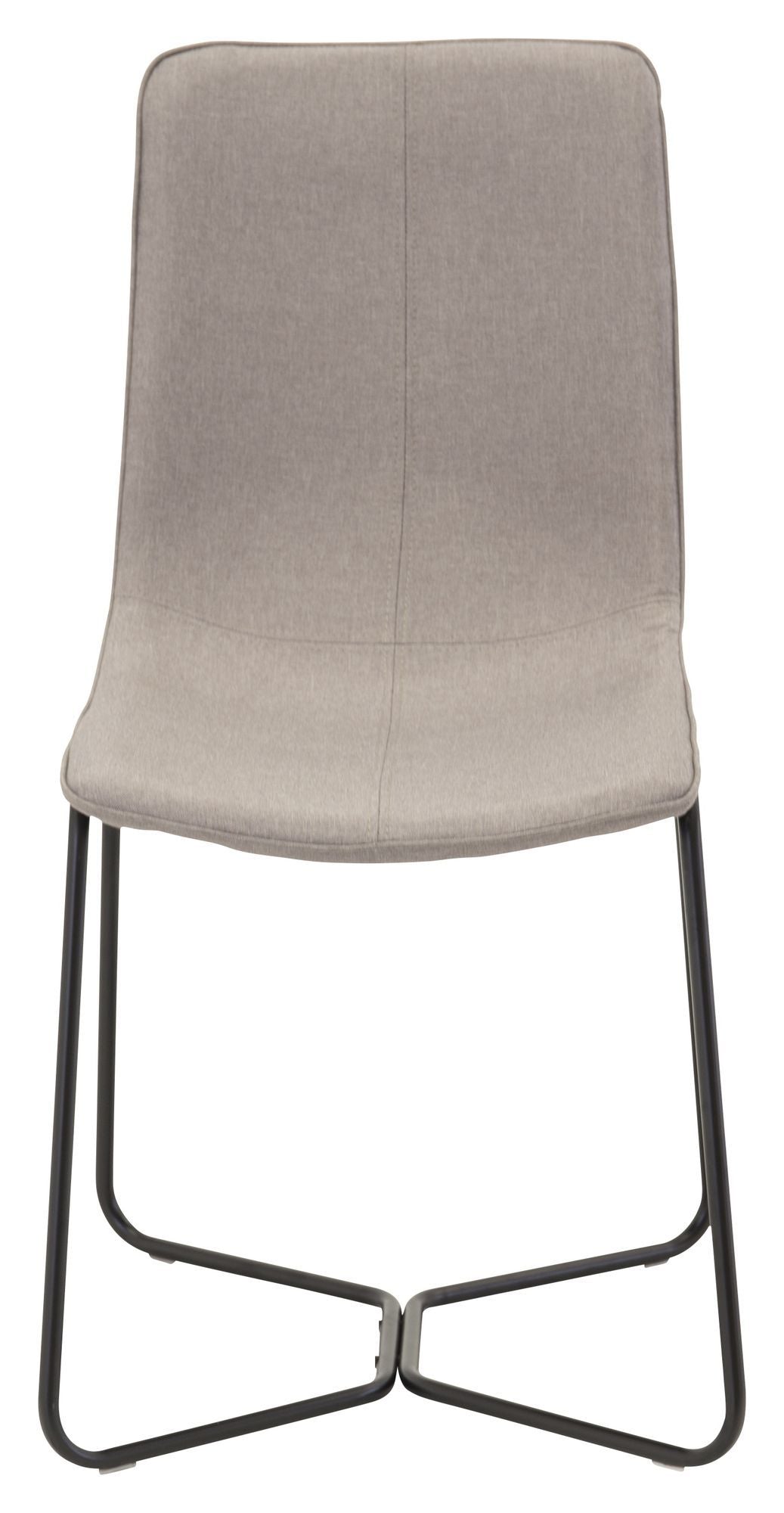 X-Pair Dining Chair, Gray Fabric