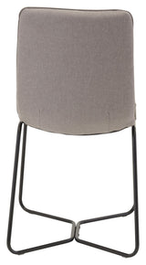 X-Pair Dining Chair, Gray Fabric