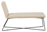 X -Lounge Daybed - Beige Velvet