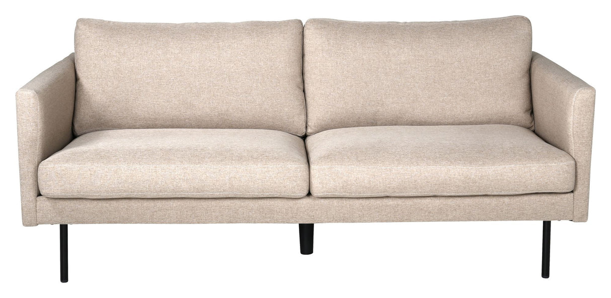 Zoom 2-seters sofa, beige stoff