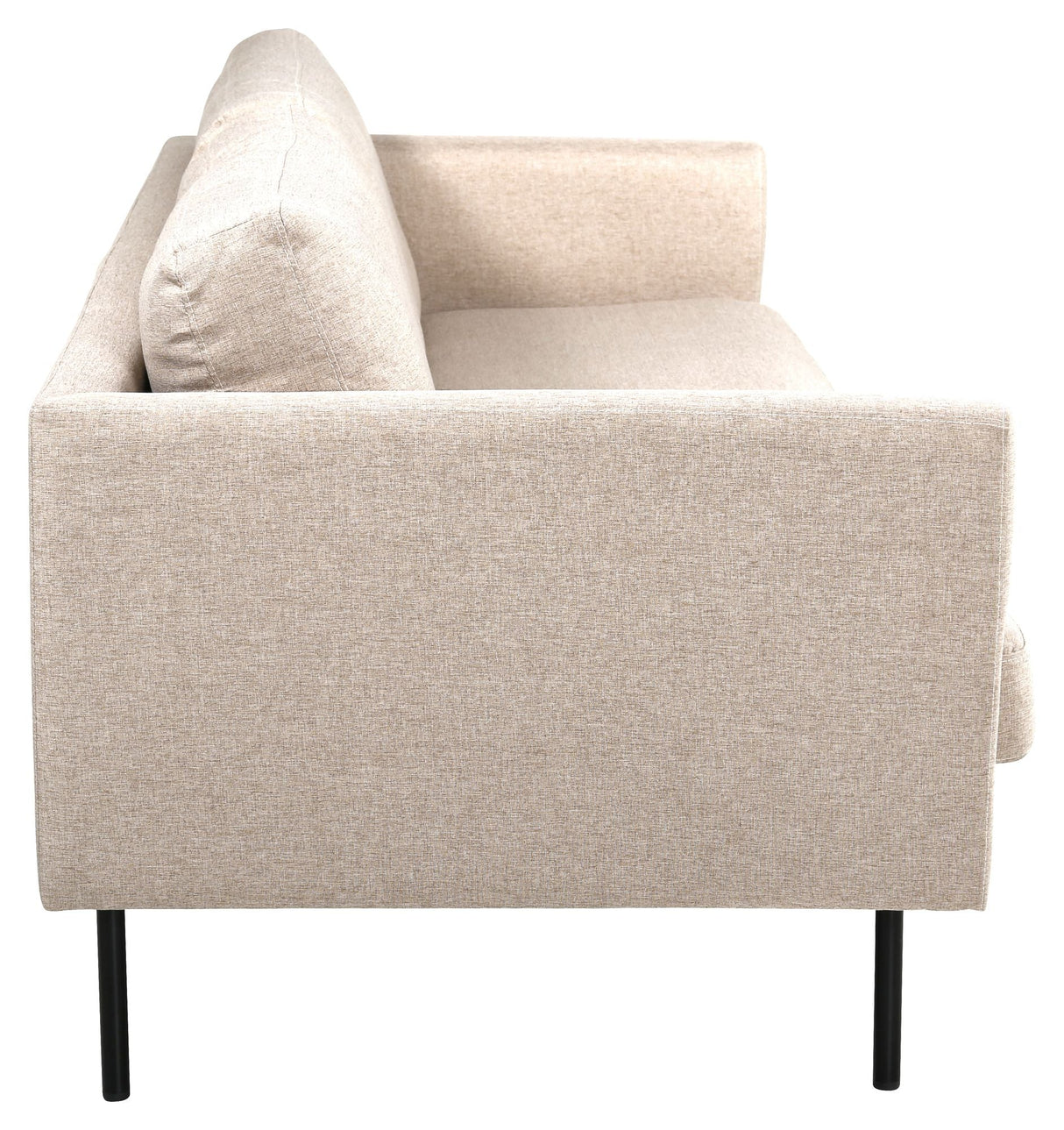 Zoom 2-seters sofa, beige stoff