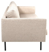 Zoom 2-seters sofa, beige stoff