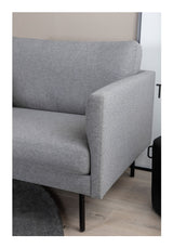 Zoom Lounge Chair, polyester, grå