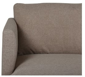 Zoom U-Sofa, beige stoff