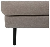 Zoom U-Sofa, beige stoff