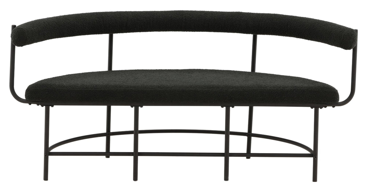 Stallhagen, Sofa Bench - Svart/Boucle