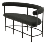 Stallhagen, Sofa Bench - Svart/Boucle