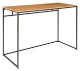 Vita Desk 100x45, Black/Oak Look