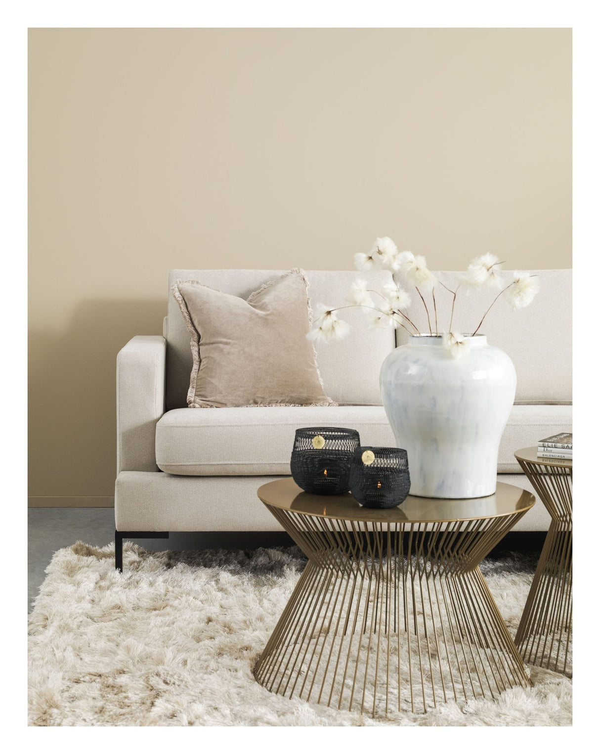 Volara 2,5 pers. Sofa, til høyre - beige