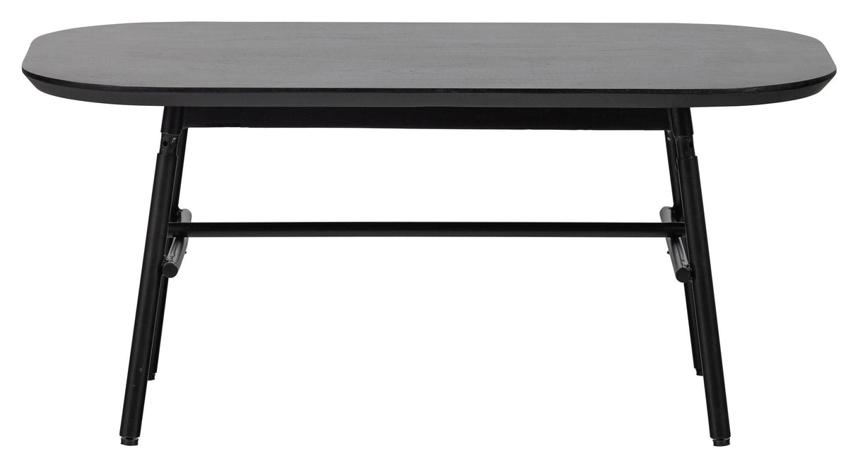 Eleganse salongbord, 100x60, mango tre/black metal