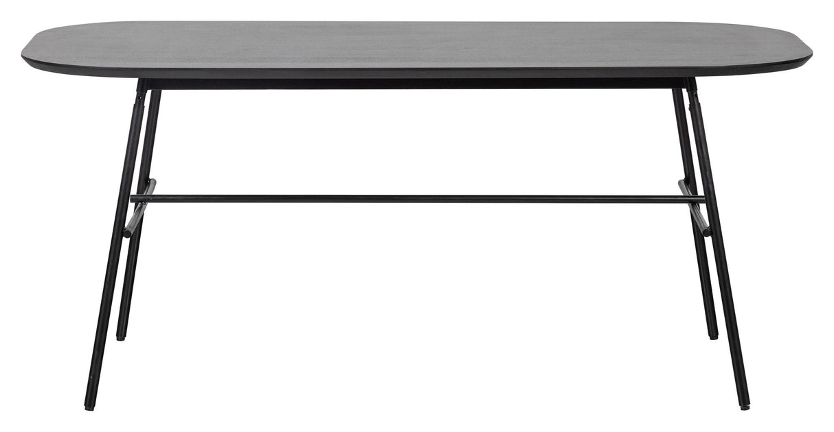 Elegance spisebord, 180x90, Mango Wood/Black Metal