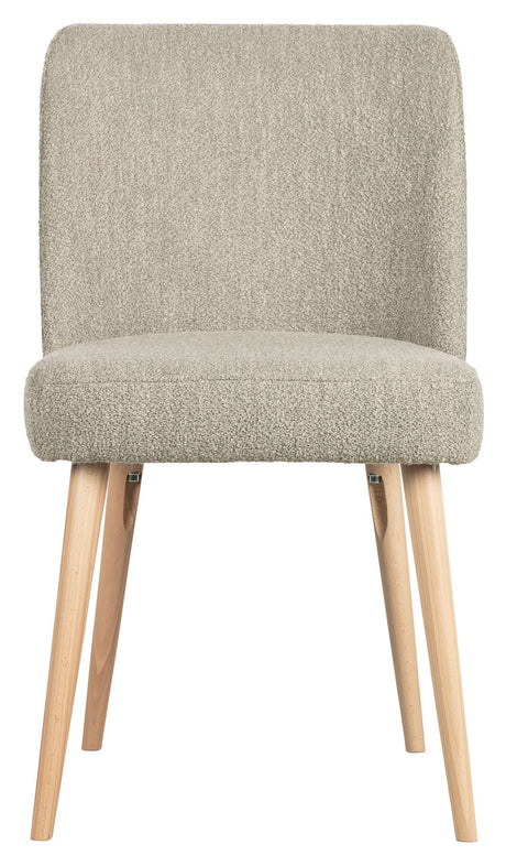 Force Dining Chair - Beige Bouclé