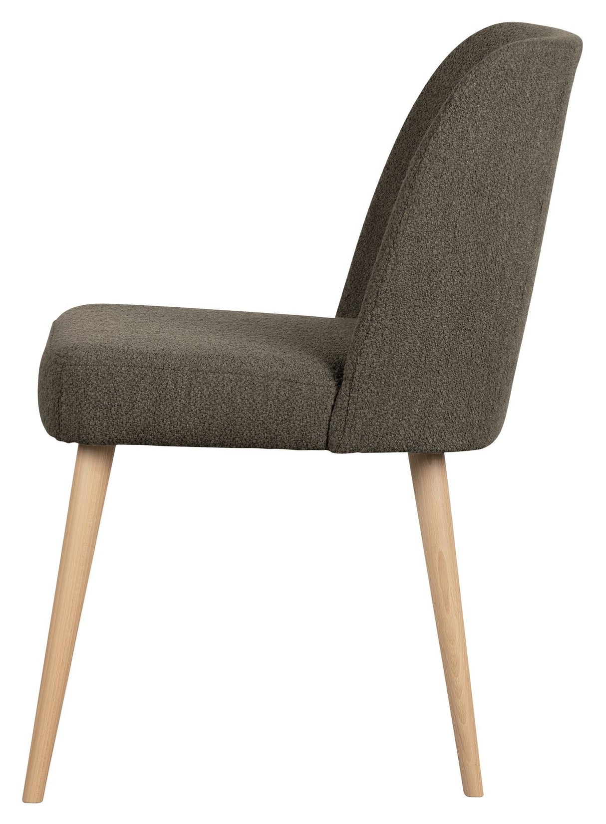 Force Dining Chair - Brown Bouclé