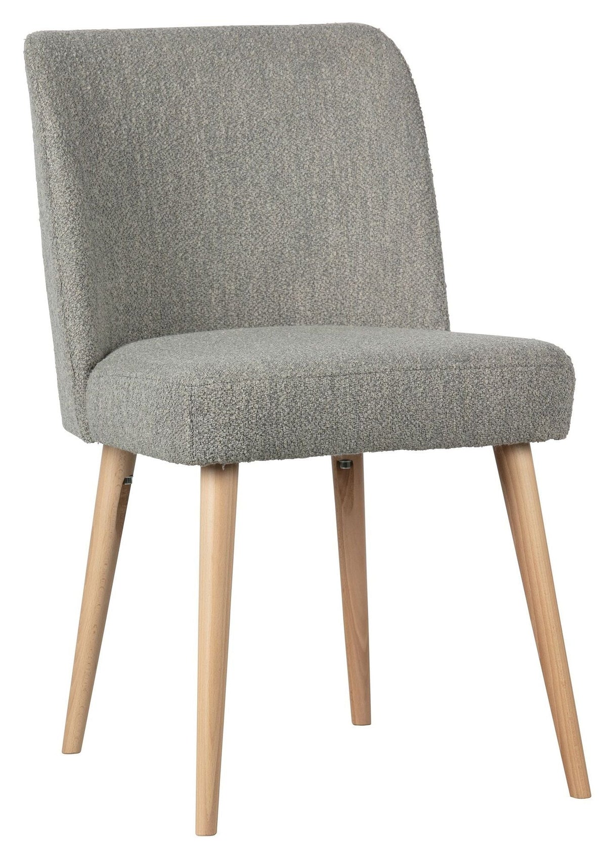 Force Dining Chair - Gray Bouclé