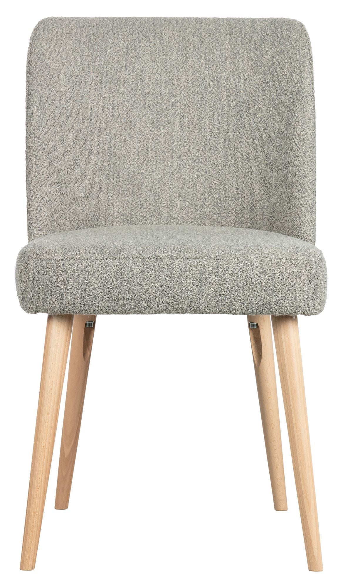 Force Dining Chair - Gray Bouclé