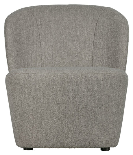 Lofty Lounge Chair - Gray Bouclé