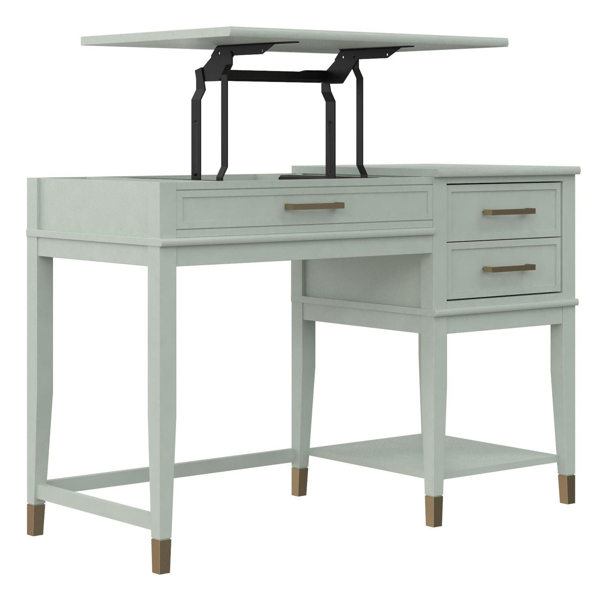 Westerleigh Desk with Raising Function, Pale Green