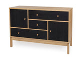 Woodman Abbeywood Sideboard - Oak/Charcoal