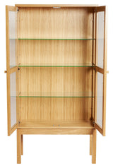 Woodman Abbeywood Vitrine Cabinet, Oak Veneer, H: 170