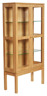 Woodman Abbeywood Vitrine Cabinet, Oak Veneer, H: 170