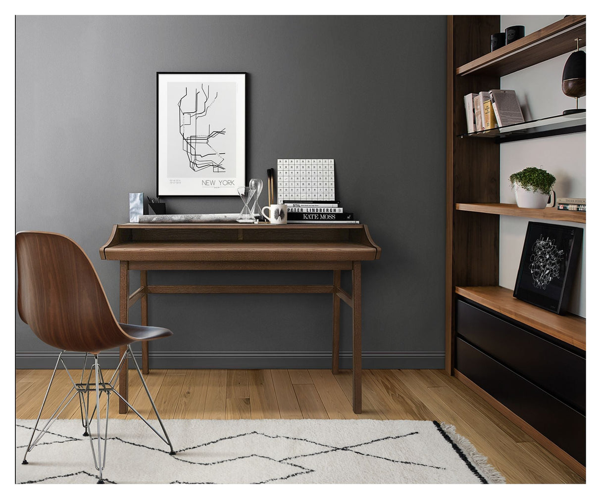 Woodman Carteret Desk - Walnut