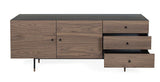 Woodman - Jugend Sideboard - Svart/valnøtt