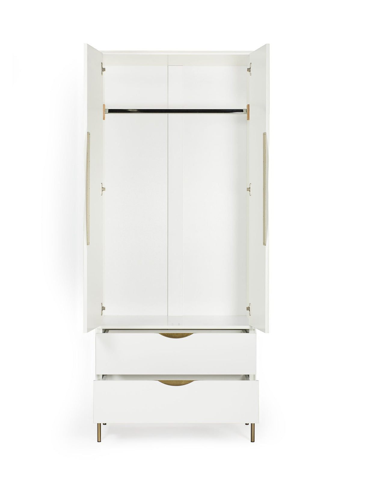 Woodman Kobe garderobe w. 2 dører - hvit