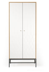 Woodman Lia garderobe w. 2 dører - hvit