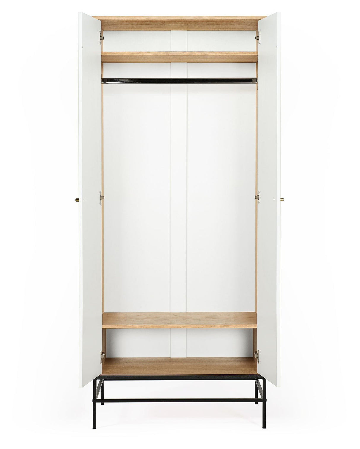 Woodman Lia garderobe w. 2 dører - hvit