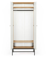 Woodman Lia garderobe w. 2 dører - hvit