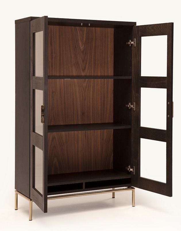 Woodman - Pimlico Amoire Vitrine - Brown