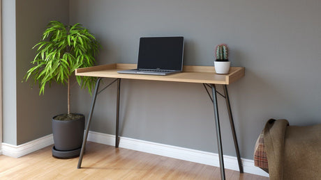 Woodman - Rayburn Desk - Oak Veneer