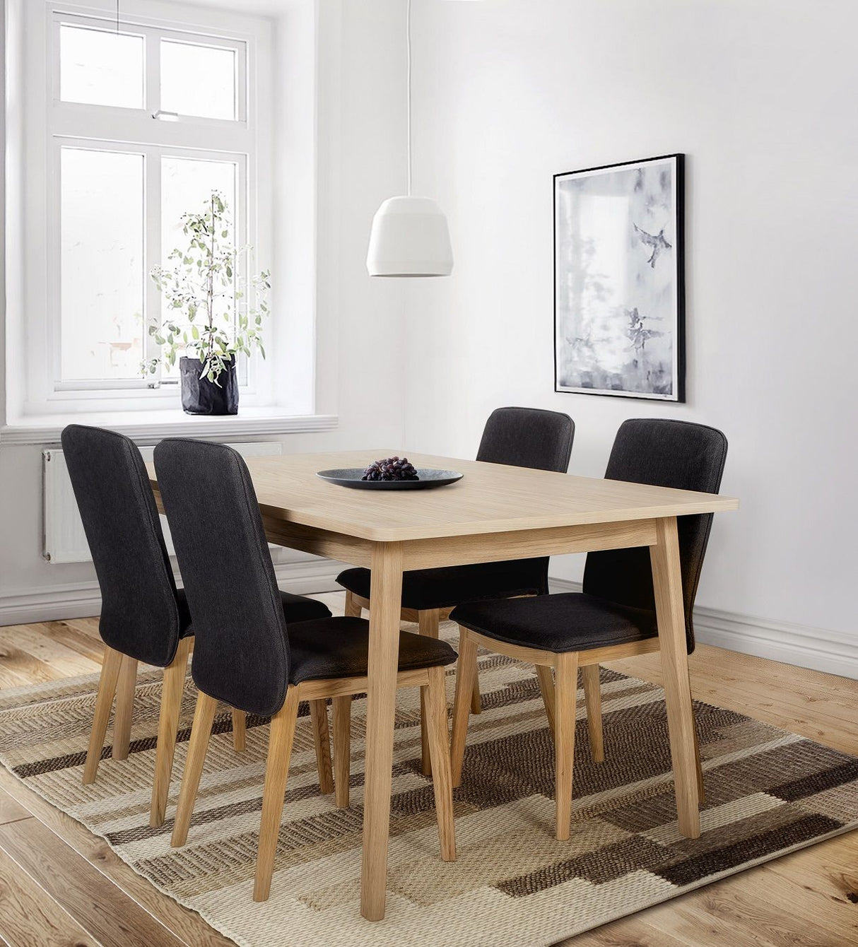 Woodman - Skagen Dining Table 140x90 - Oak Veneer