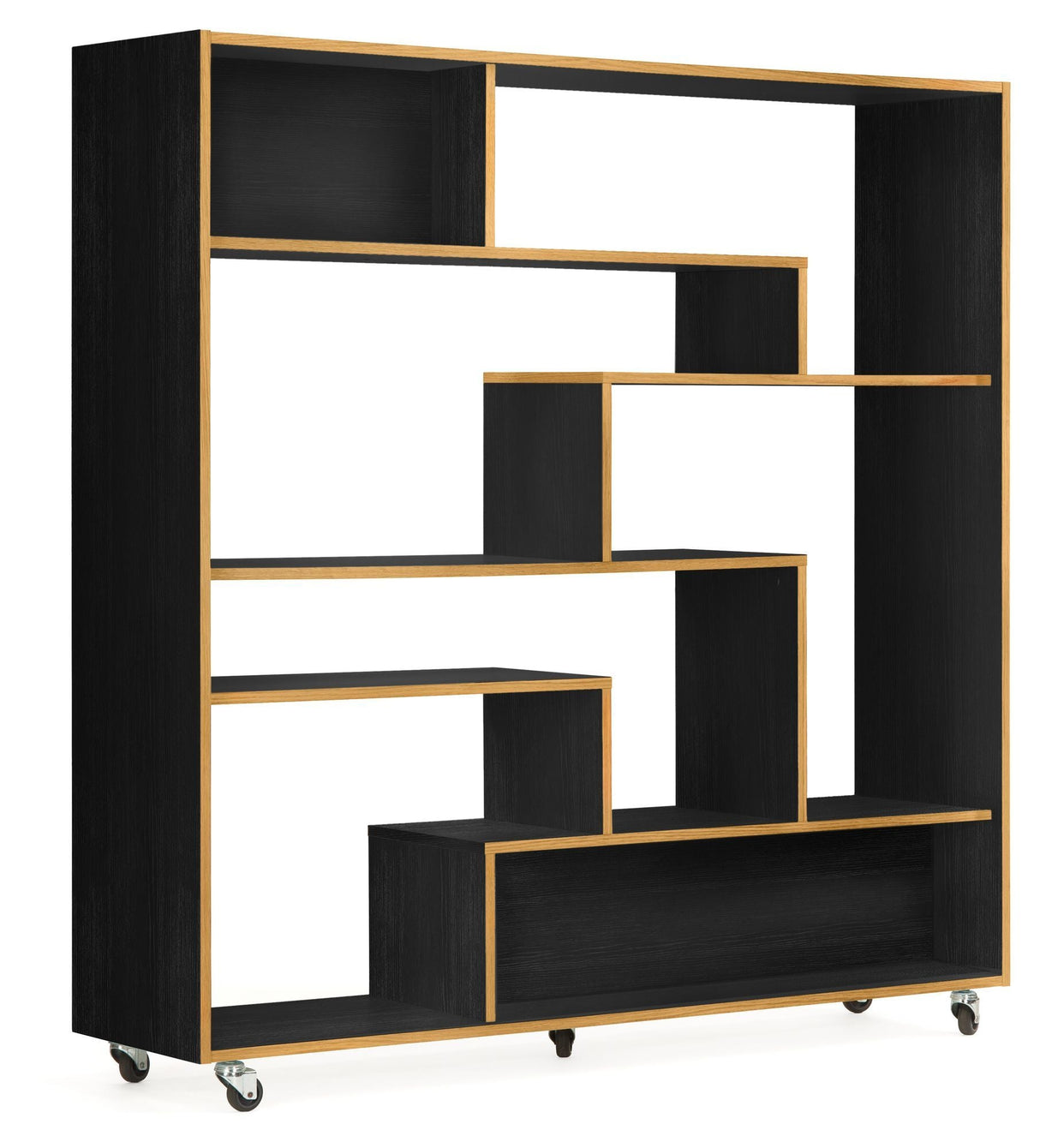 Woodman Southbury Shelf/Room Divider - Svart/lett tre