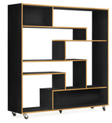 Woodman Southbury Shelf/Room Divider - Svart/lett tre