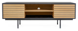 Woodman Stripe Table - eik/svart