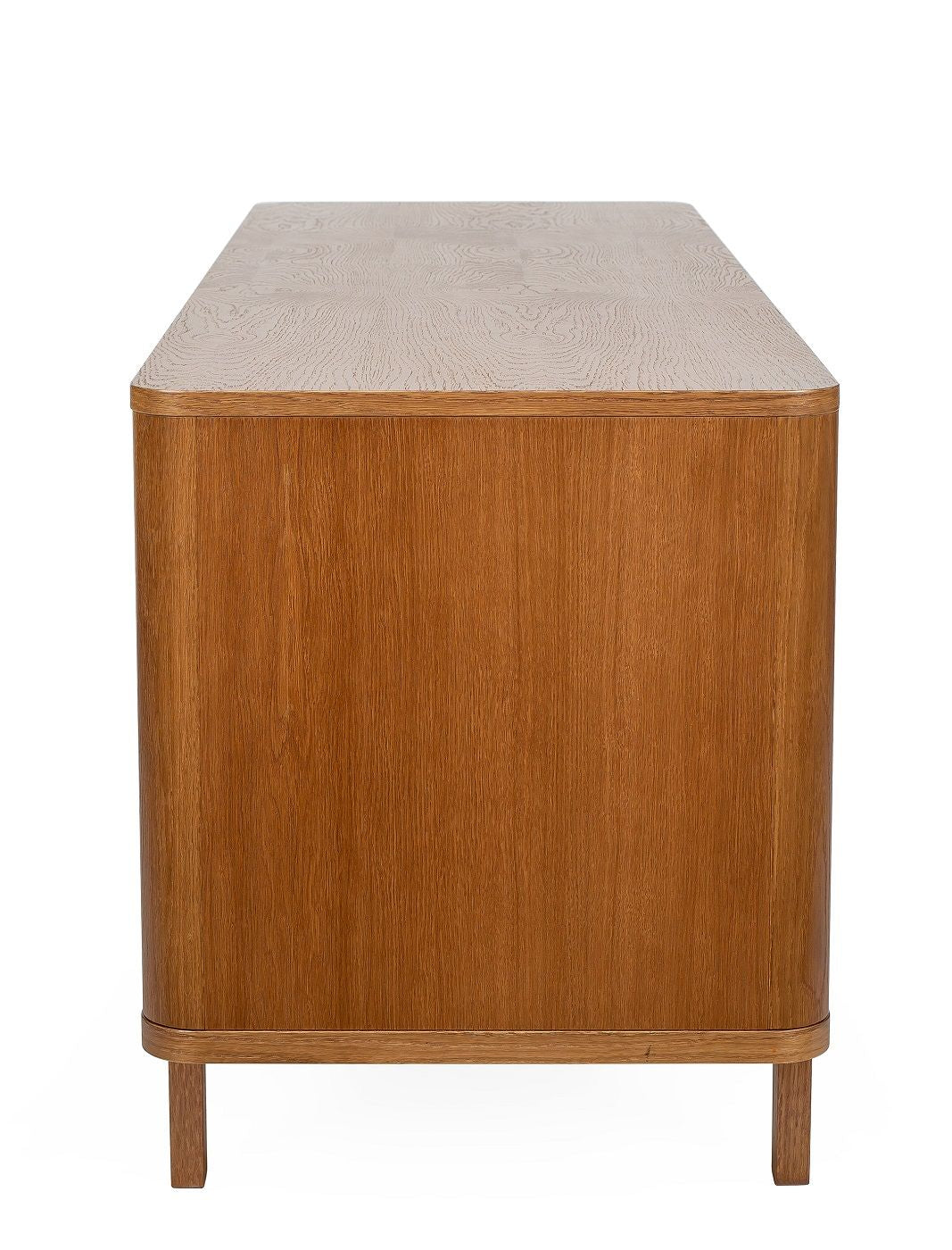 Woodman - Sumire Sideboard w. skyvedører - hvit/natur