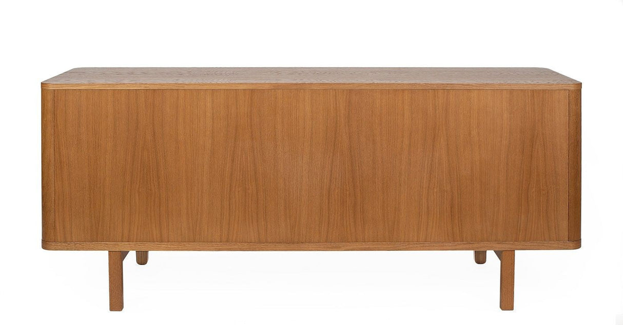 Woodman - Sumire Sideboard w. skyvedører - hvit/natur