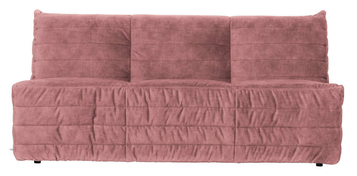 Woood Bag sofa - rosa fløyel