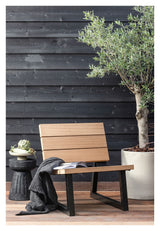 Woood Banco Lounge Chair Outdoor Wood/Metal