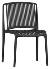 Billie Garden Chair laget av plast, svart