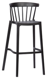 Woood Bliss Bar Chair - Svart plast