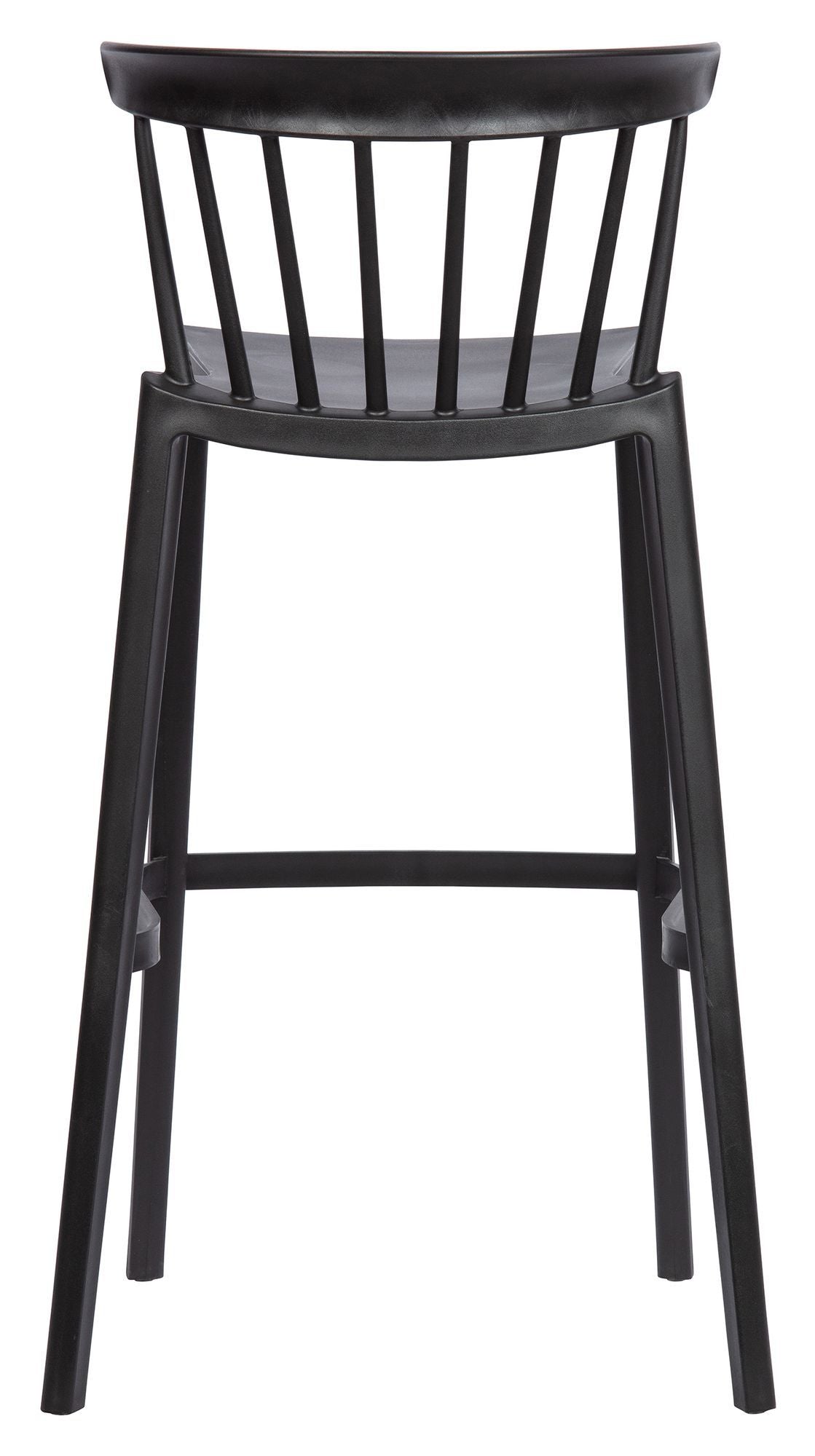 Woood Bliss Bar Chair - Svart plast