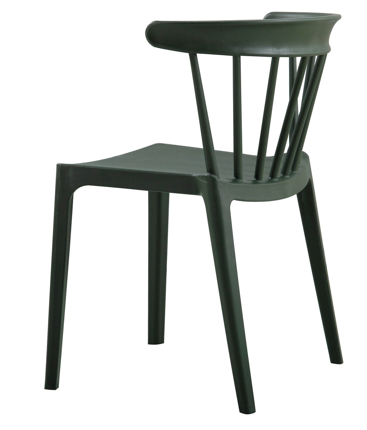 Woood Bliss Dining Chair - Army Plastic