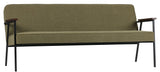 Elizabeth Lounge Bed - Olive Green