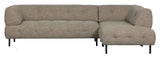 Lloyd Corner Sofa, høyre, brun Melange