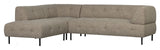 Lloyd hjørne sofa, venstre, brun melange