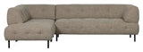 Lloyd hjørne sofa, venstre, brun melange